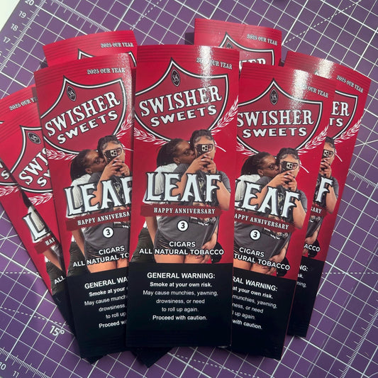 custom swisher sweets leaf wrappers wrap party favors adult personalized birthday