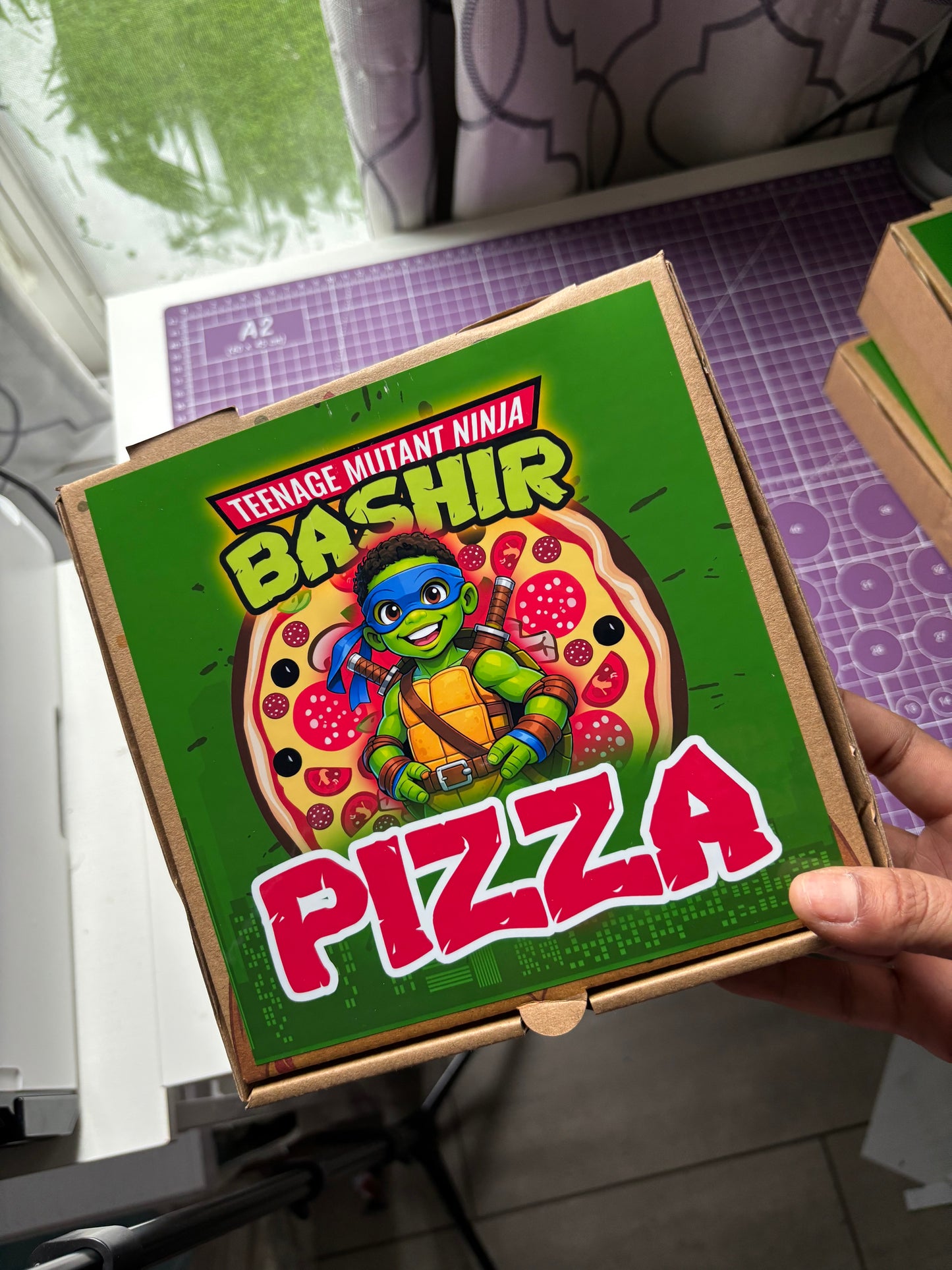 Custom Pizza Favor Boxes (10")