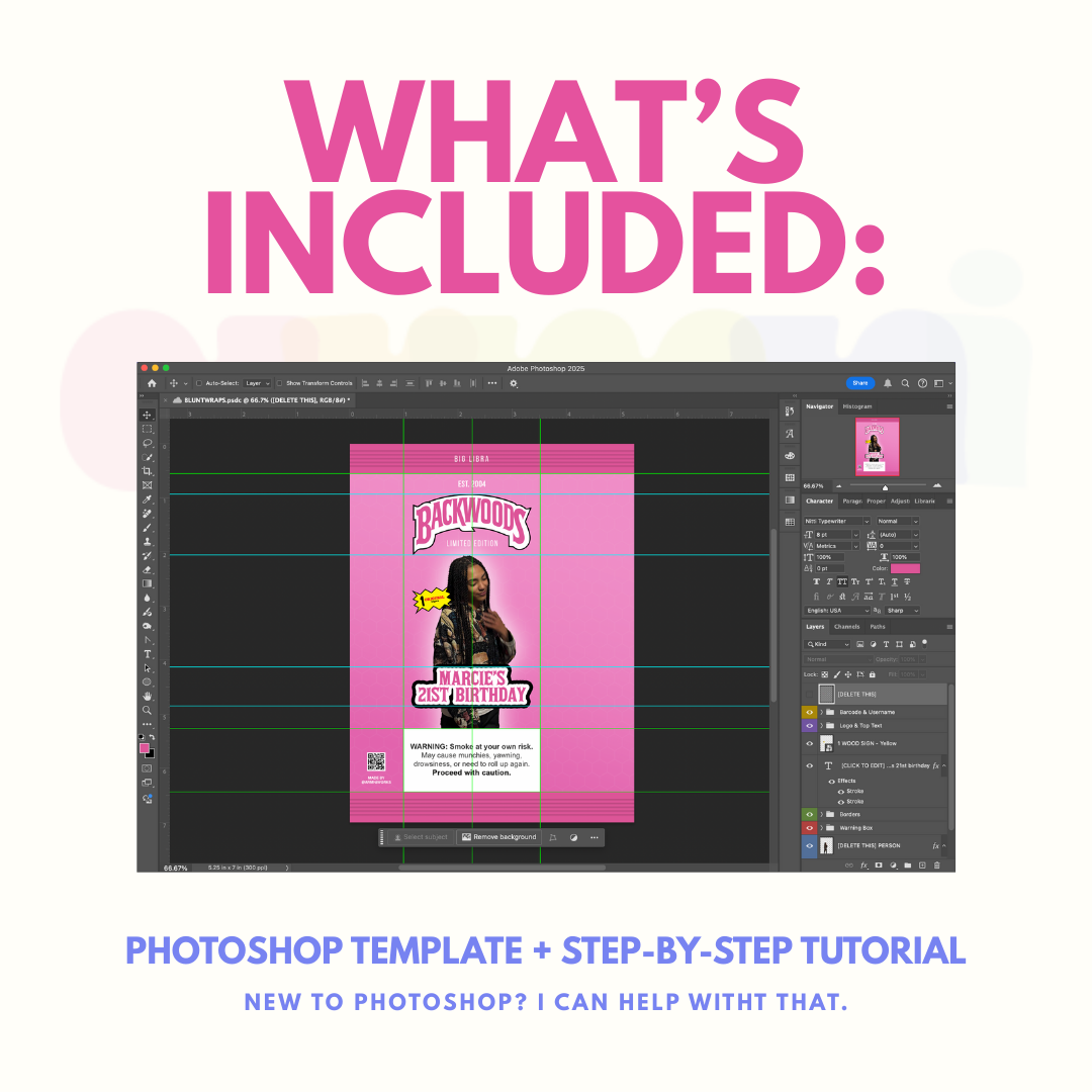 Backwoods Template + Design Kit (PSD & Tutorial)