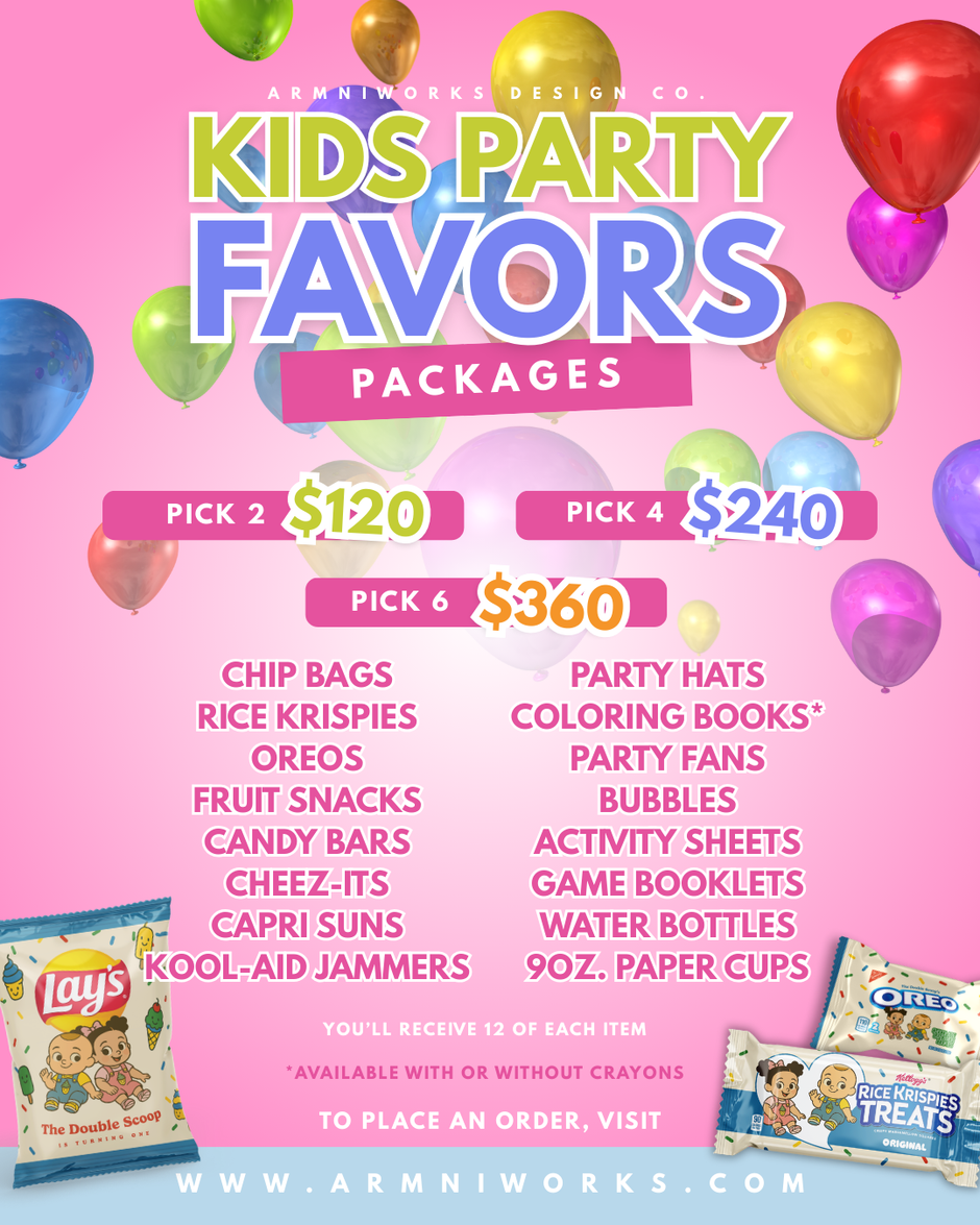 Custom Party Favor Packs – armniworks