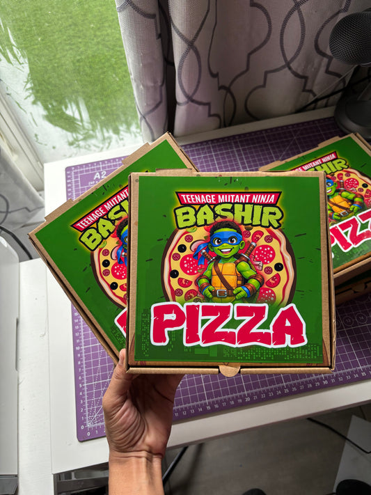 Custom Pizza Favor Boxes (10")