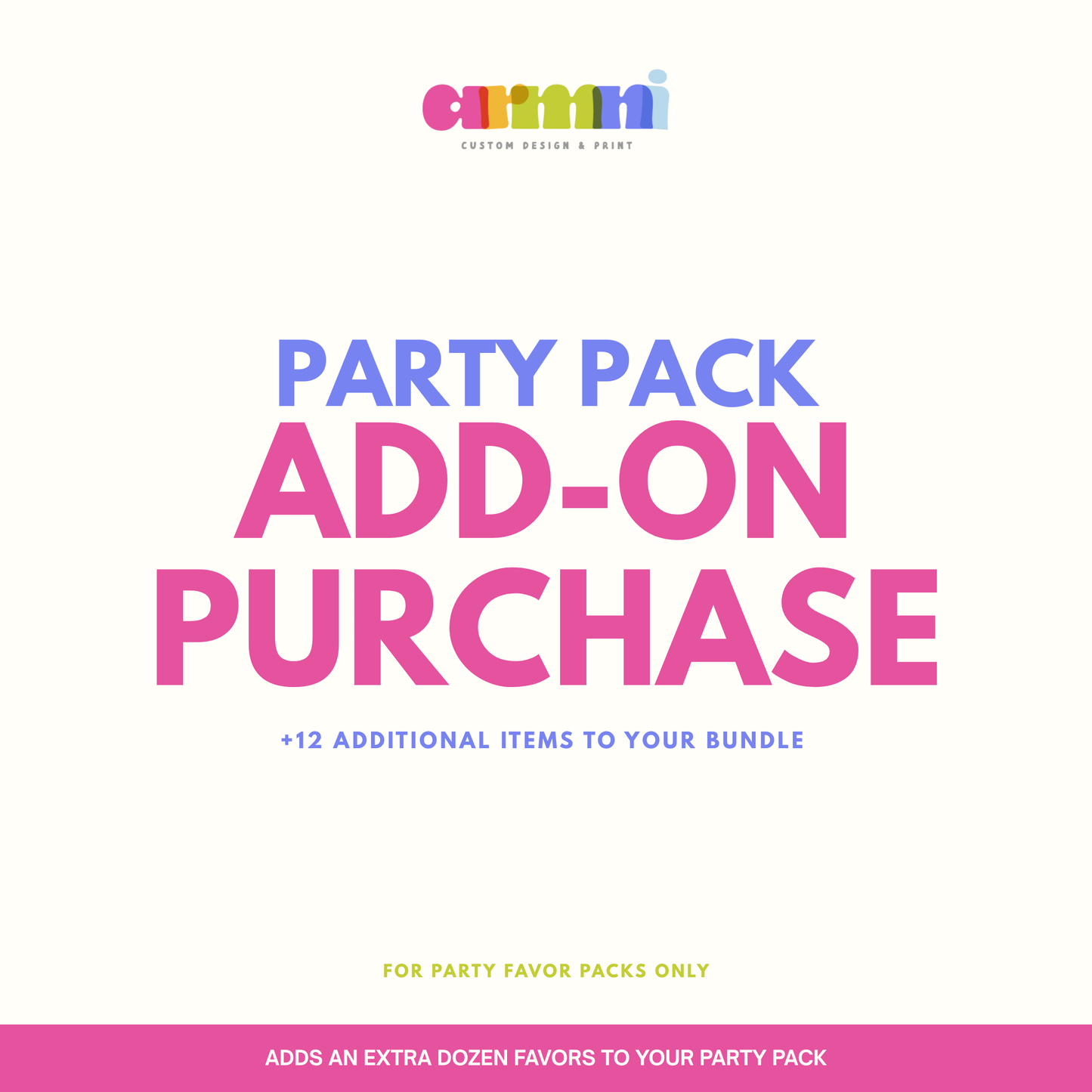 Kids Party Bundle Add-On (Limit 1)