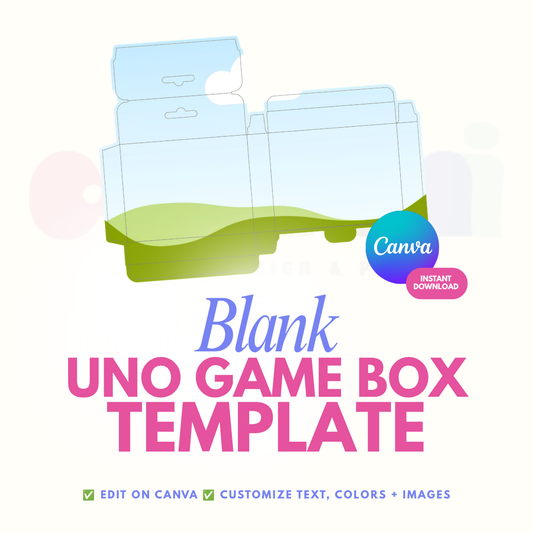 UNO Box Canva Template (Blank)