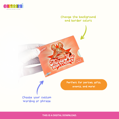 Digital mockup of a eclipse chewing gum packaging with customization options on a white background