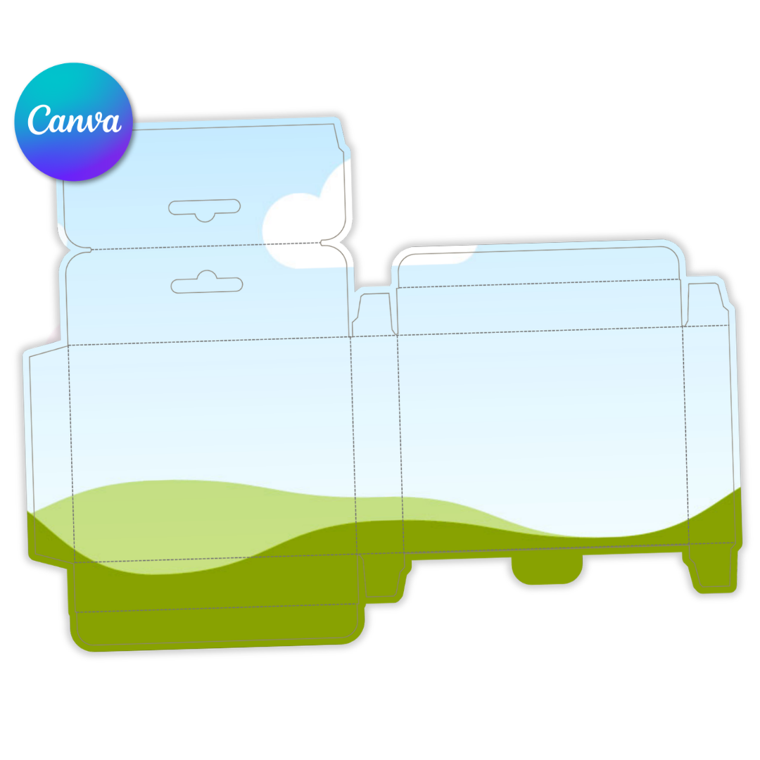 UNO Box Canva Template (Blank)