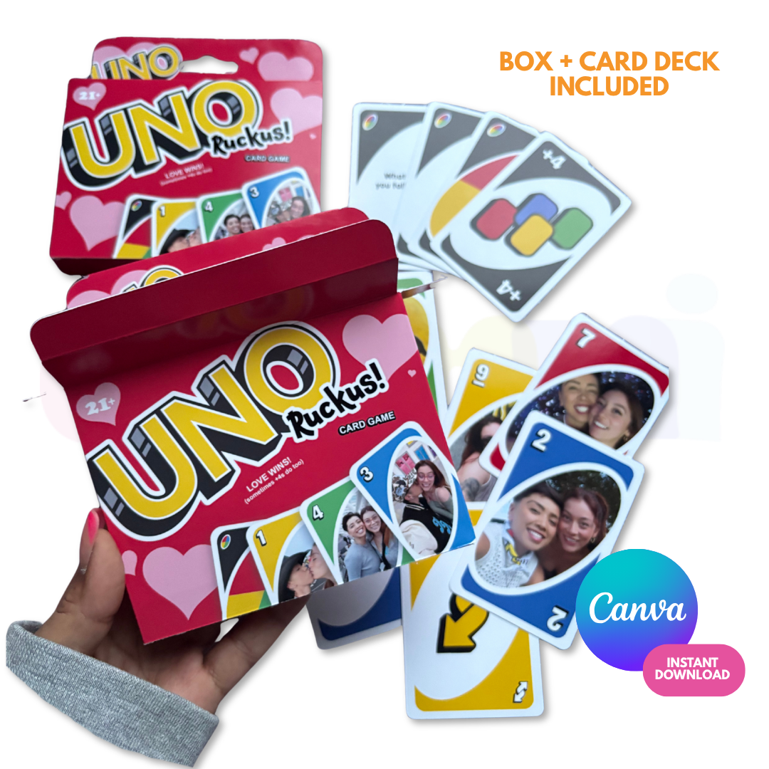 UNO Game Kit - Canva Template