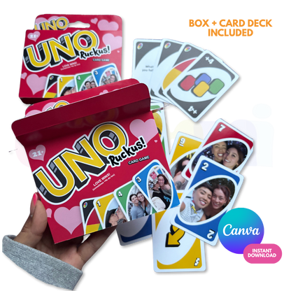 UNO Game Kit - Canva Template