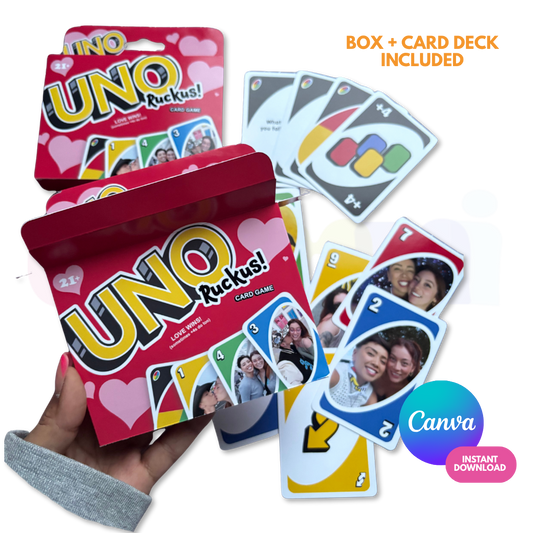 UNO Game Kit - Canva Template