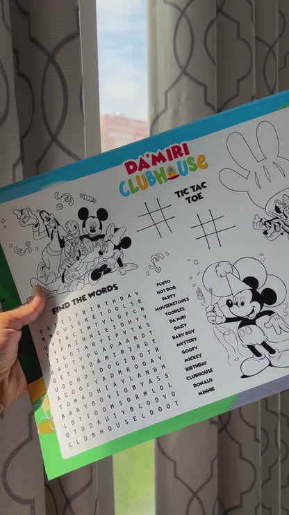 Kids Activity Game Sheets